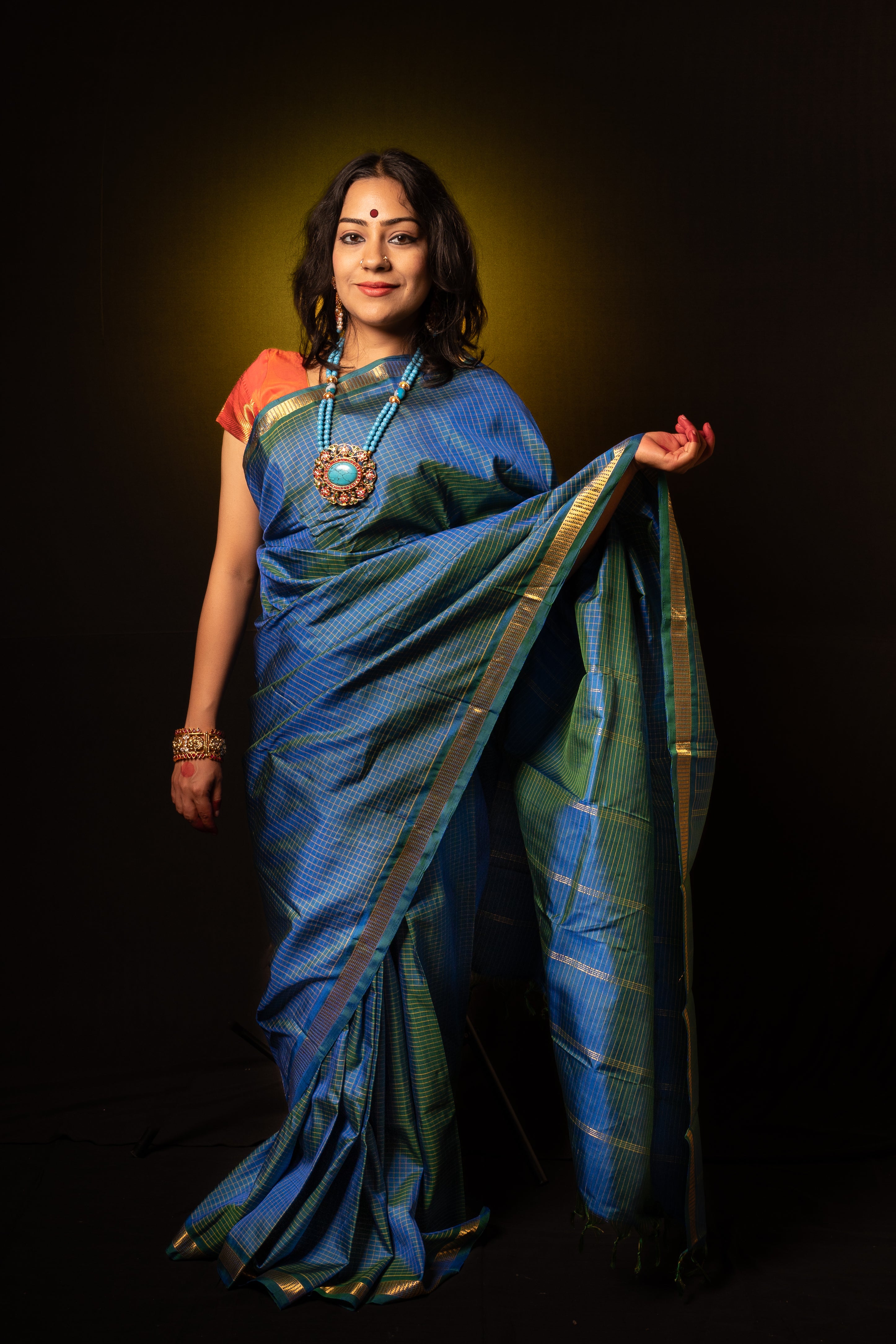 Shop curated handwoven saris, fine artisanal jewellery & accessories