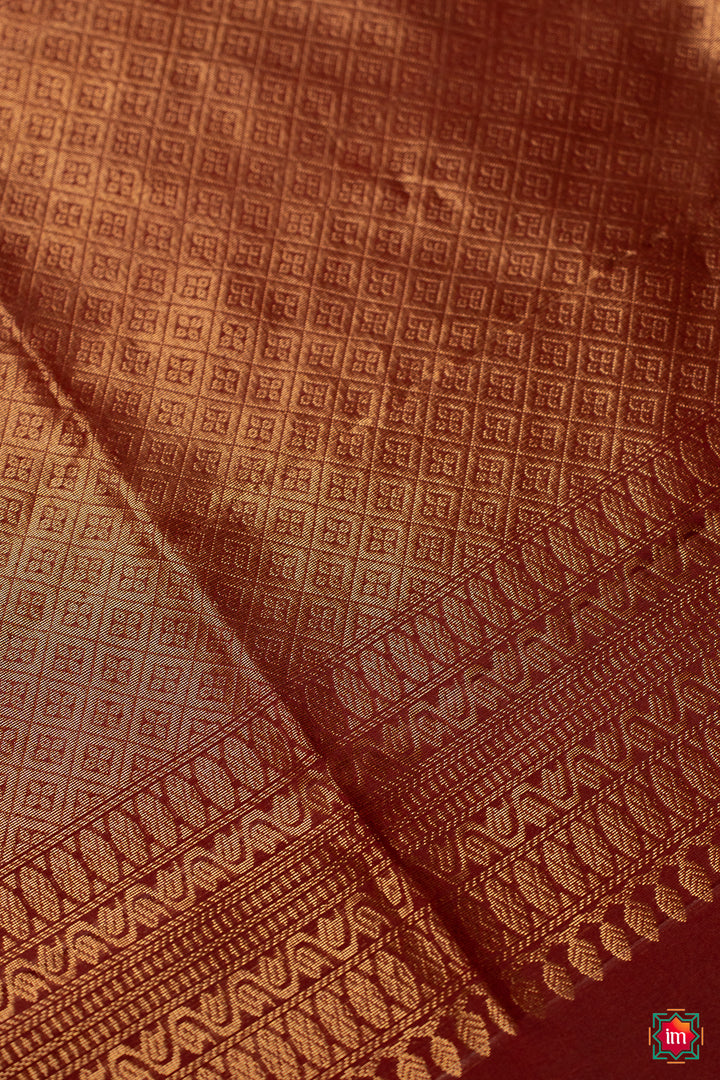 Mehendi-Red-Handloom-Silk-Saree-Heena-8-The-Indian-Motif