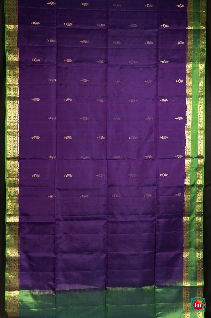 Purple-Green-Handloom-Silk-Saree-Samudram-10-The-Indian-Motif