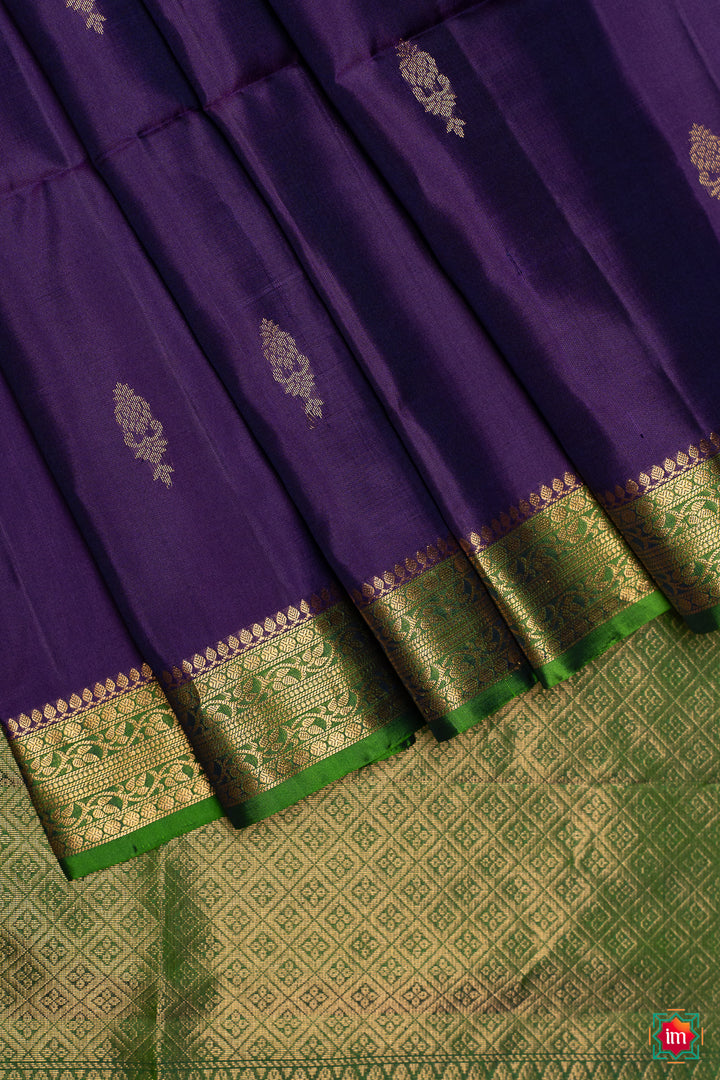 Purple-Green-Handloom-Silk-Saree-Samudram-6-The-Indian-Motif