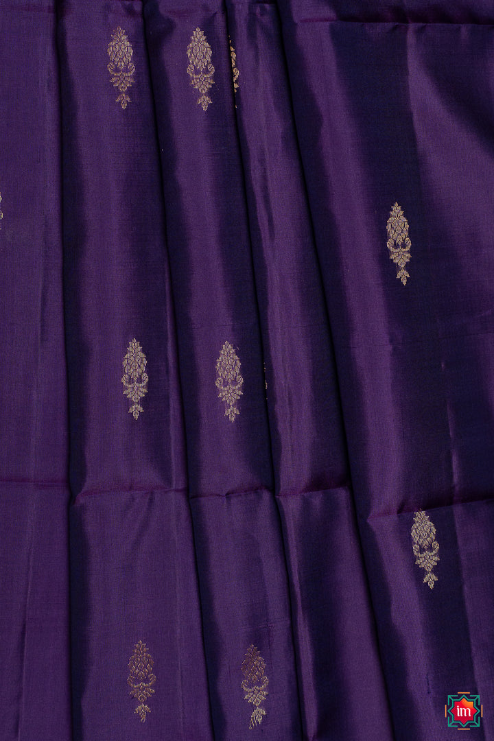 Purple-Green-Handloom-Silk-Saree-Samudram-7-The-Indian-Motif